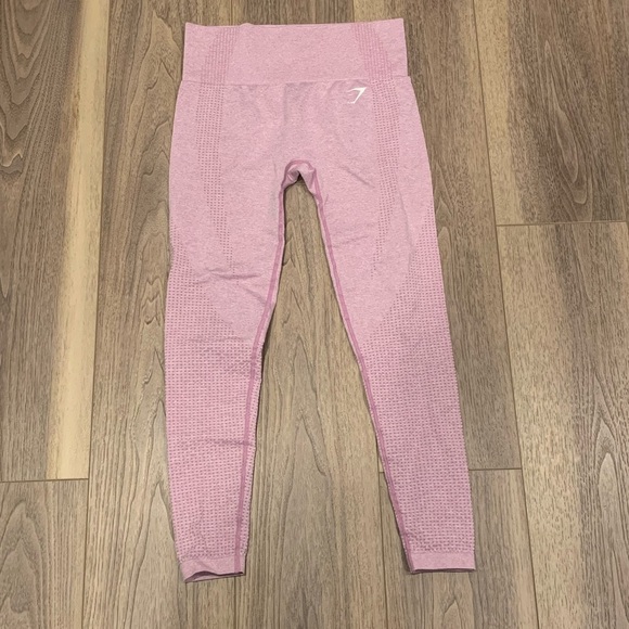GYMSHARK Pink Athletic Leggings *24"